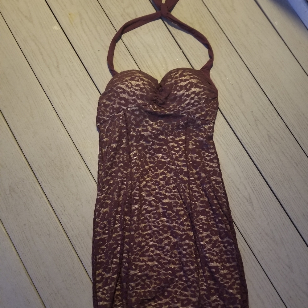 Victoria Secret Padded Animal Print push-up dress